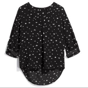 Stitch Fix asymmetric 3/4 sleeve top